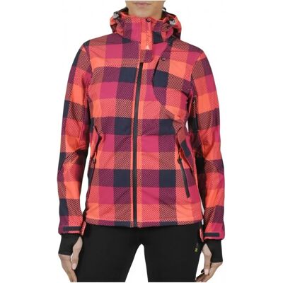 PEAK MOUNTAIN Aveny Fuchsia Coral Softshell Jacke PEAK MOUNTAIN Aveny Fuchsia Coral Softshell Jacke