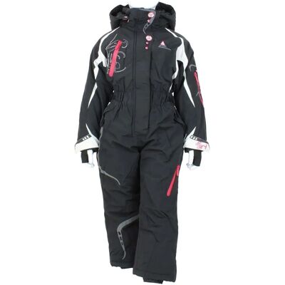 Peak Mountain Feldi Kinder Skijas - Zwart - Kinder Skioutfit Peak Mountain Feldi Kinder Skijas - Zwart - Kinder Skioutfit