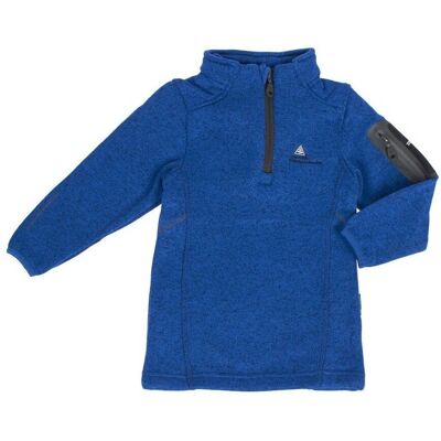 Peak Mountain Ecypa Kinder Fleece Jas Blauw - 3 Jaar Peak Mountain Ecypa Kinder Fleece Jas Blauw - 3 Jaar
