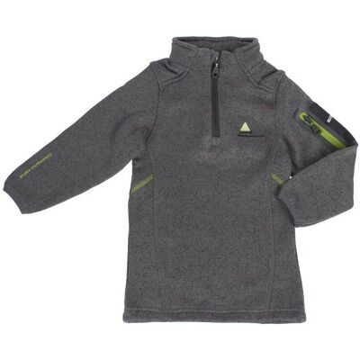 Peak Mountain Ecypa Kinder Grijze Fleece Jas - Kinderjas Peak Mountain Ecypa Kinder Grijze Fleece Jas - Kinderjas