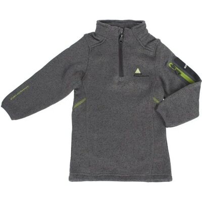 Peak Mountain - Ecypa - Grijze Lange Mouwen Polar Fleece Jas - Kind Peak Mountain - Ecypa - Grijze Lange Mouwen Polar Fleece Jas - Kind