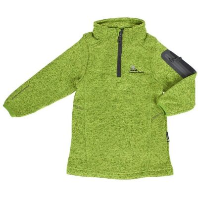 Peak Mountain Ecypa Kinder Wollen Jas - Groen - XS Peak Mountain Ecypa Kinder Wollen Jas - Groen - XS