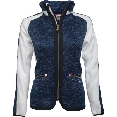 Peak Mountain Fleecepullover Marine - Vrouw - Fleecepullover Peak Mountain Fleecepullover Marine - Vrouw - Fleecepullover