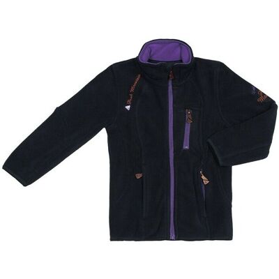 Peak Mountain Gacalon Fleecejas Blauw Oranje - Fleecejas Peak Mountain Gacalon Fleecejas Blauw Oranje - Fleecejas