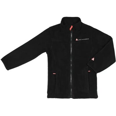 Μαύρο παιδικό μπουφάν fleece Peak Mountain Gacesare - Μπουφάν Μαύρο παιδικό μπουφάν fleece Peak Mountain Gacesare - Μπουφάν