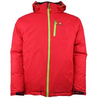 Peak Mountain Cixi 3-in-1 Skijacke - Zwart/Rood Peak Mountain Cixi 3-in-1 Skijacke - Zwart/Rood