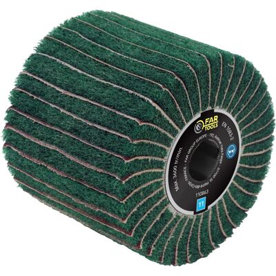 Brosse abrasive en fibre synthétique FARTOOLS Ø120mm - Brosse abrasive - Publicité Brosse abrasive en fibre synthétique FARTOOLS Ø120mm - Brosse abrasive - Publicité