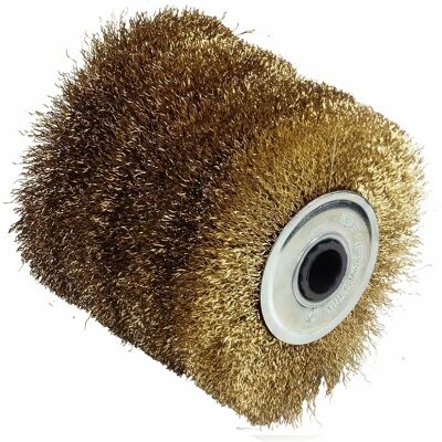 FAR TOOLS Brosse en fil de laiton 12cm - Décapage léger et dégraissage - Publicité FAR TOOLS Brosse en fil de laiton 12cm - Décapage léger et dégraissage - Publicité