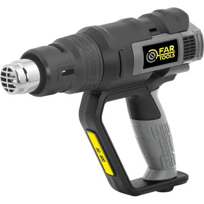 FARTOOLS DT 2000 - 2000W - 3 prędkości - 6 akcesoriów - Pistola do gorącego powietrza FARTOOLS DT 2000 - 2000W - 3 prędkości - 6 akcesoriów - Pistola do gorącego powietrza