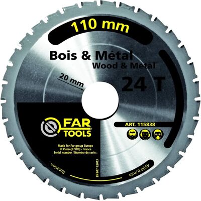 Fartools 110 mm Kołek do piły tarczowej - Kołek do piły tarczowej Fartools 110 mm Kołek do piły tarczowej - Kołek do piły tarczowej
