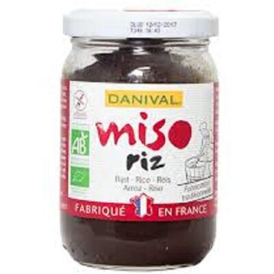 Miso de arroz integral orgánico Danival - Fermentación larga - Versátil Miso de arroz integral orgánico Danival - Fermentación larga - Versátil