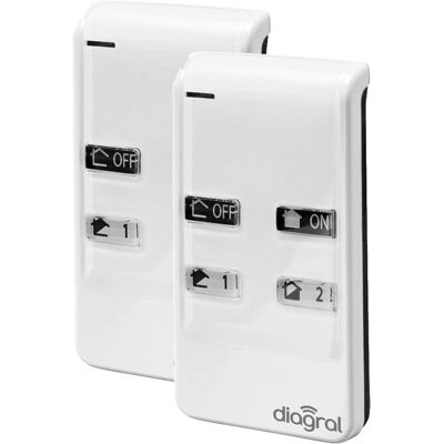 Set di 2 telecomandi per allarme - 4 funzioni Set di 2 telecomandi per allarme - 4 funzioni