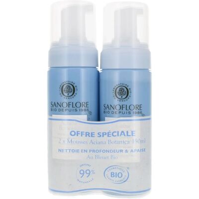 Mousse Nettoyante Aciana Botanica de Sanoflore - Démaquillant Visage & Yeux - Publicité Mousse Nettoyante Aciana Botanica de Sanoflore - Démaquillant Visage & Yeux - Publicité