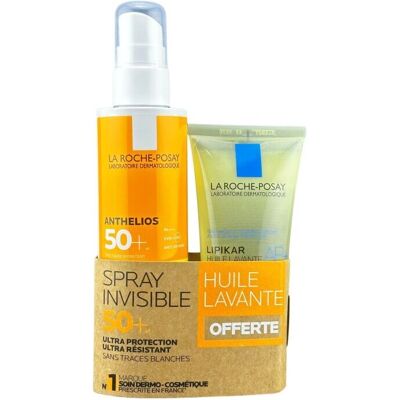 La Roche-Posay Anthelios SPF50+ Spray & Lipikar Öl-Set La Roche-Posay Anthelios SPF50+ Spray & Lipikar Öl-Set