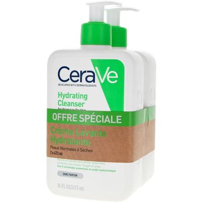 Nettoyant hydratant CeraVe pour visage et corps - Publicité Nettoyant hydratant CeraVe pour visage et corps - Publicité