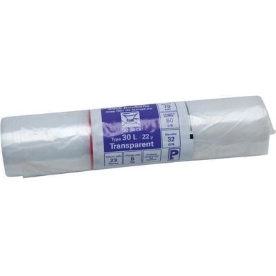 PUBLI EMBAL Abfallbeutel - 30L, 22 Mikron, 50x70cm - Trash Bag PUBLI EMBAL Abfallbeutel - 30L, 22 Mikron, 50x70cm - Trash Bag