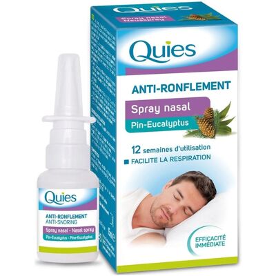 Spray nasal anti ronflement Quies - 15ml - Publicité Spray nasal anti ronflement Quies - 15ml - Publicité