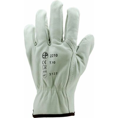 Coverguard - Guantes de cuero de vaca - Talla 10 Coverguard - Guantes de cuero de vaca - Talla 10