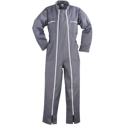 Coverguard Tuta da lavoro - Grigia - Due zip, Schiena elastica, Più tasche Coverguard Tuta da lavoro - Grigia - Due zip, Schiena elastica, Più tasche
