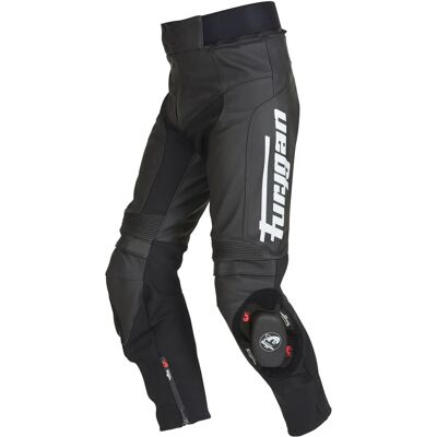 Pantalon en Cuir Noir/Blanc Furygan - Pantalon Moto Pantalon en Cuir Noir/Blanc Furygan - Pantalon Moto