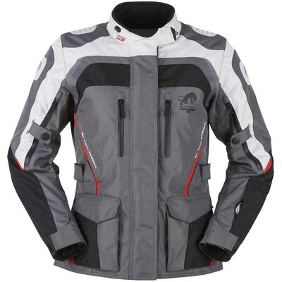 Furygan Apalaches Motorcycle Textile Jacket - Black-Grey-Red - M Furygan Apalaches Motorcycle Textile Jacket - Black-Grey-Red - M