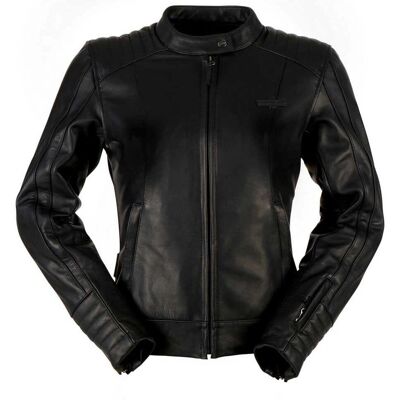 Blouson moto femme Furygan Shana en cuir noir XL Blouson moto femme Furygan Shana en cuir noir XL