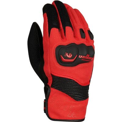 Guantes de moto Furygan Dust D3O - Negro Rojo - M Guantes de moto Furygan Dust D3O - Negro Rojo - M