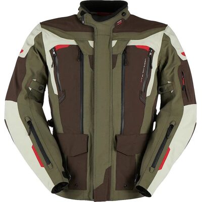 Furygan Voyager 3C Giacca tessile moto Verde/Marrone - Giacca Furygan Voyager 3C Giacca tessile moto Verde/Marrone - Giacca