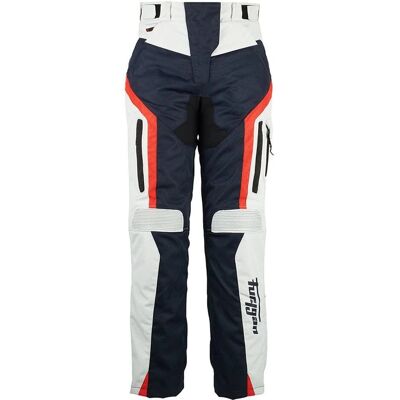 Pantalon femme Furygan Apalaches Bleu Pearl Rouge - Publicité Pantalon femme Furygan Apalaches Bleu Pearl Rouge - Publicité