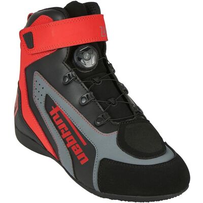Furygan V4 Easy D3O Negro Rojo Zapatos de Moto - Zapatos de Moto Furygan V4 Easy D3O Negro Rojo Zapatos de Moto - Zapatos de Moto