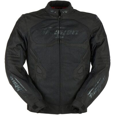 Giacca tessile da moto Furygan Atom Vented Evo - Nera - S Giacca tessile da moto Furygan Atom Vented Evo - Nera - S