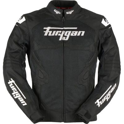 Giacca tessile moto Furygan Atom Vented Evo - Nero Bianco - S Giacca tessile moto Furygan Atom Vented Evo - Nero Bianco - S