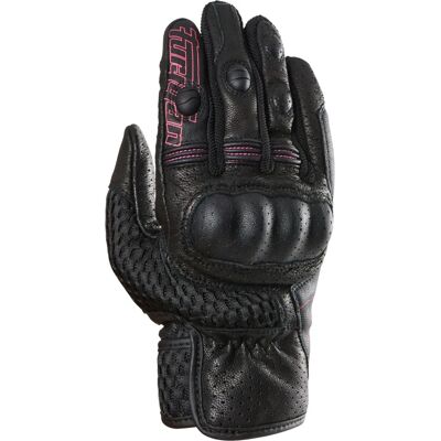 Guantes de Motociclismo Furygan TD Air para Mujeres - Negro/Blanco/Rosa - Xl Guantes de Motociclismo Furygan TD Air para Mujeres - Negro/Blanco/Rosa - Xl