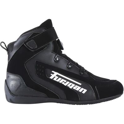 Furygan V4 Easy D3o WP Motorcycle Shoes - Black White - Motorcycle Shoes Furygan V4 Easy D3o WP Motorcycle Shoes - Black White - Motorcycle Shoes