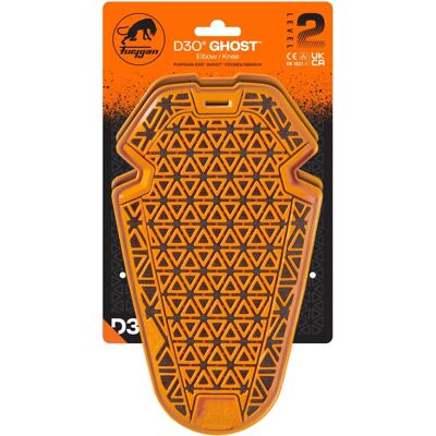 Furygan Ghost L2 Orange Impact-Protection Motorcycle Elbow Guards - Motorcycle Protective Gear Furygan Ghost L2 Orange Impact-Protection Motorcycle Elbow Guards - Motorcycle Protective Gear