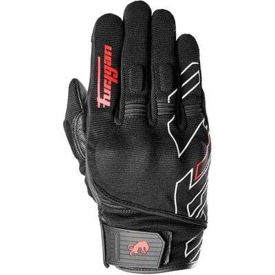 Furygan Jet Neon D3O Motorradhandschuhe - Schwarz-Weiß-Rot, Größe M Furygan Jet Neon D3O Motorradhandschuhe - Schwarz-Weiß-Rot, Größe M