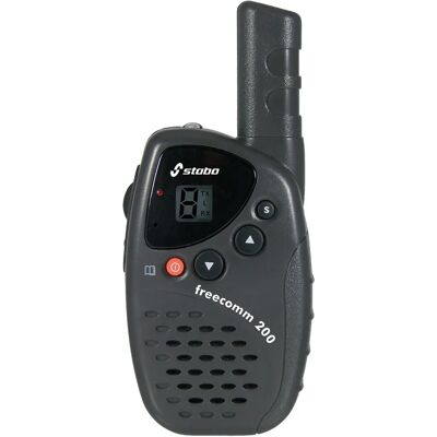 FREECOMM TXMS200 - Kit 2 Talkies Walkies Stabo - Portée 5 km - Publicité FREECOMM TXMS200 - Kit 2 Talkies Walkies Stabo - Portée 5 km - Publicité