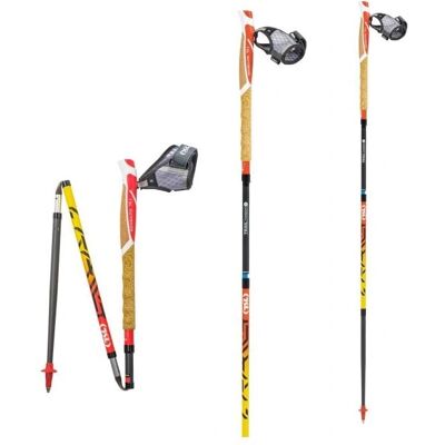 Bastone da trail TSL Trail Carbon 4 Cork Cross Arancione - Bastoncini da trekking Bastone da trail TSL Trail Carbon 4 Cork Cross Arancione - Bastoncini da trekking