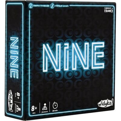Widyka Nine Jeu de Société Français - Jeu de stratégie - Fabrication française - Publicité Widyka Nine Jeu de Société Français - Jeu de stratégie - Fabrication française - Publicité