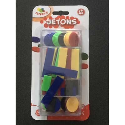 Cofalu A1300442 - Jetons de Jeu - 100 Pièces - Publicité Cofalu A1300442 - Jetons de Jeu - 100 Pièces - Publicité