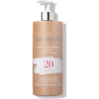 Gatineau Lotion Accélératrice de Bronzage 400ml - Publicité Gatineau Lotion Accélératrice de Bronzage 400ml - Publicité