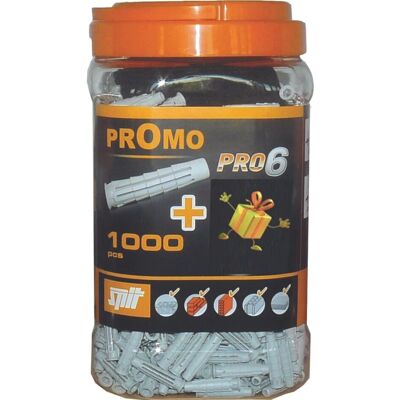 SPIT Pro 6 Nylon-Dübel - Multi-Material, 6x30mm SPIT Pro 6 Nylon-Dübel - Multi-Material, 6x30mm