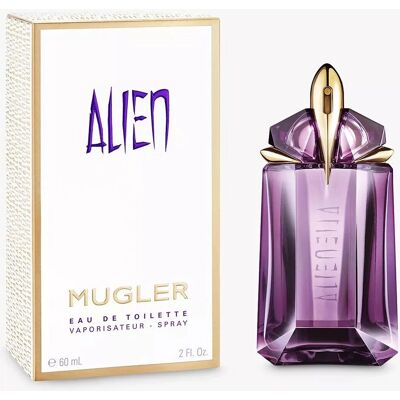 Mugler Womens Alien Eau De Toilette 60ml Non-Refillable Spray For Her - Eau De Toilette Mugler Womens Alien Eau De Toilette 60ml Non-Refillable Spray For Her - Eau De Toilette