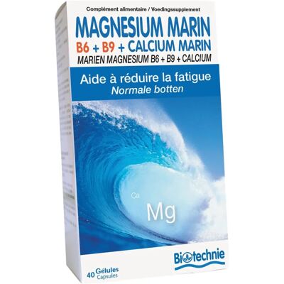 Biotechnie Magnesio Marino B6 B9 - Suplemento Alimenticio Biotechnie Magnesio Marino B6 B9 - Suplemento Alimenticio