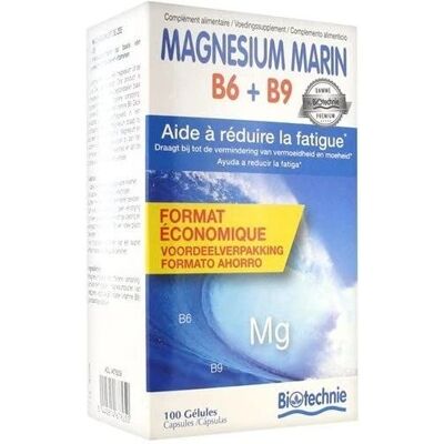 Biotechnie Magnesio Marino B6 B9 - Suplemento Dietético Biotechnie Magnesio Marino B6 B9 - Suplemento Dietético
