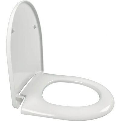 Jacob Delafon E70006-00 Toiletzitting - Wit - Progressieve daling - Metaal scharnieren - Stille sluiting Jacob Delafon E70006-00 Toiletzitting - Wit - Progressieve daling - Metaal scharnieren - Stille sluiting