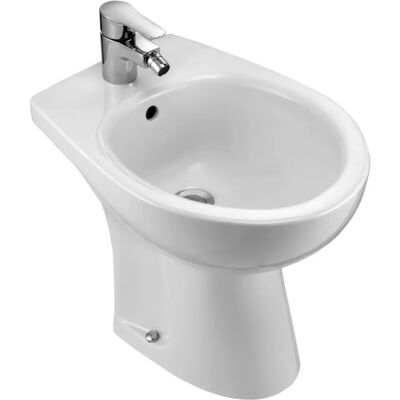 Jacob Delafon E4382-00 Bidet - Céramique Blanche Moderne - Publicité Jacob Delafon E4382-00 Bidet - Céramique Blanche Moderne - Publicité