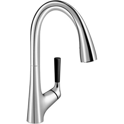 Jacob Delafon - Grifo de Cocina Malleco Chrome - Ergonómico, Ahorro de Agua, 360° Giro Jacob Delafon - Grifo de Cocina Malleco Chrome - Ergonómico, Ahorro de Agua, 360° Giro