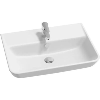 Jacob Delafon - Model Struktura 65cm - Wit - Wastafel Jacob Delafon - Model Struktura 65cm - Wit - Wastafel