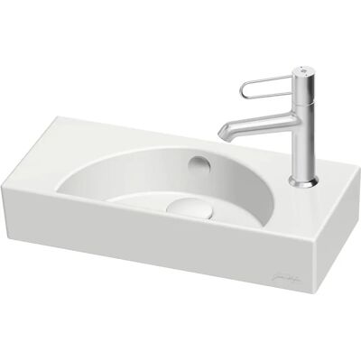 Jacob Delafon EGO112-56-00 Lavabo in Ceramica Compatto - Foro a Destra Jacob Delafon EGO112-56-00 Lavabo in Ceramica Compatto - Foro a Destra